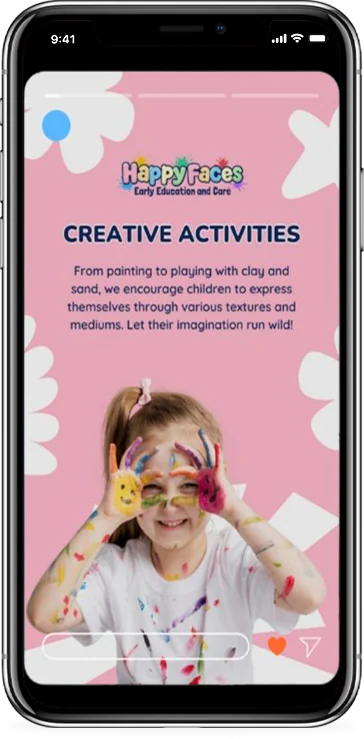 Social media post design shown on a phone